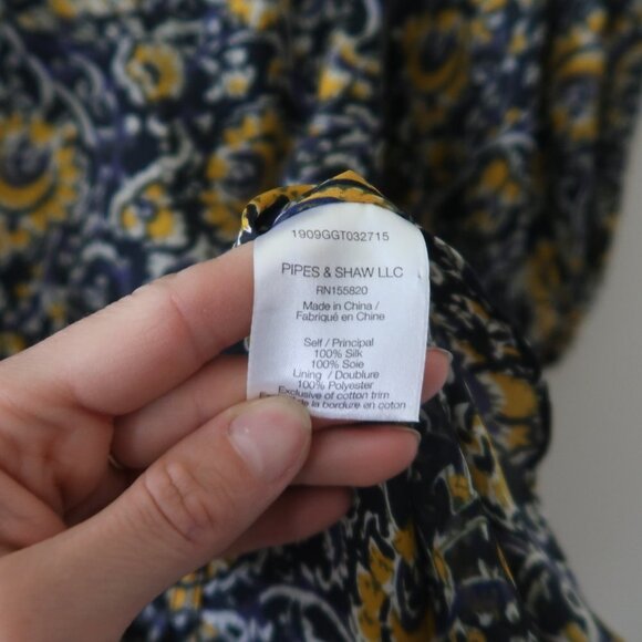 Veronica Beard Black and Gold Floral Mini Dress - Picture 8 of 11